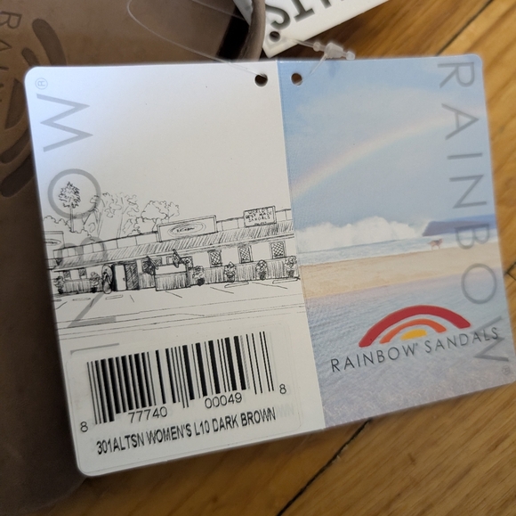 Rainbow Women's Size 10 Dark Brown Sandals - Picture 3 of 6